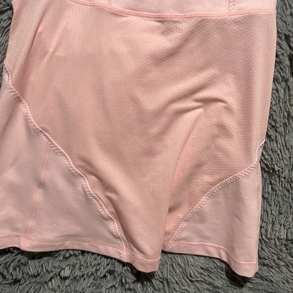 Lululemon Cross My Heart Tank Heathered P w/adjustable bra and reflective straps - Picture 12 of 12